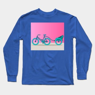 Retro Vintage Bicycle Biker Lover Long Sleeve T-Shirt